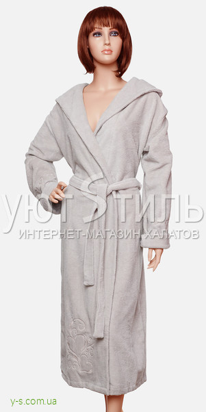 Бамбуковий жіночий халат з капюшоном BE9007