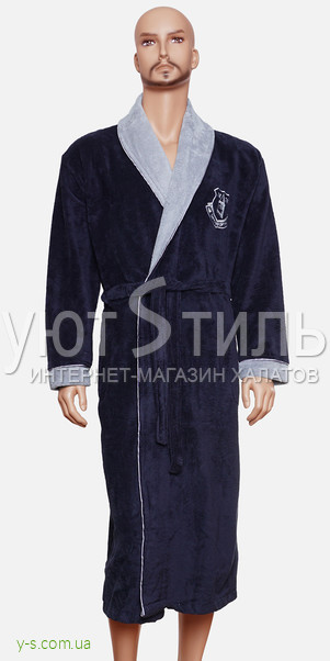 Чоловічий бамбуковий халат без капюшона BE9037