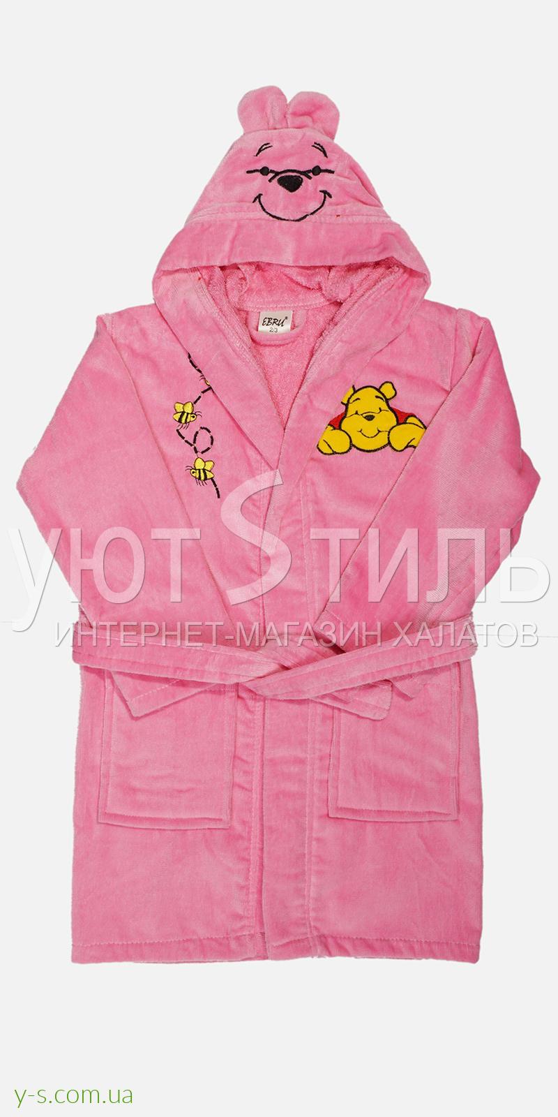 Розовый халат для девочки EU1269
