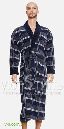 Чоловічий халат з бавовни без капюшона RE2127