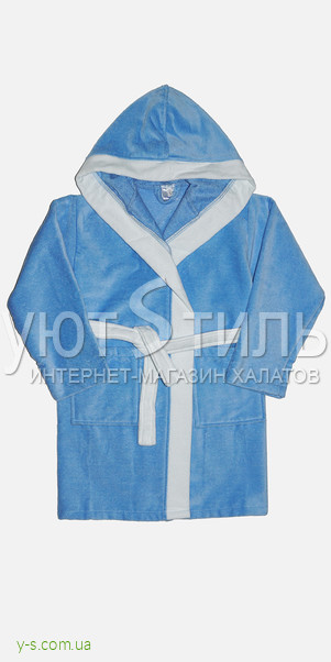 Голубой детский халат WM1316